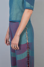 Load image into Gallery viewer, Trousers with Rings Motorcross Steel Blue - Red/Mint