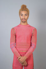 Load image into Gallery viewer, Longsleeve with Ring Racing Red - Grey/Green