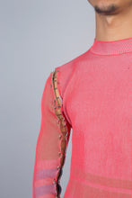 Load image into Gallery viewer, Longsleeve with Ring Racing Red - Grey/Green