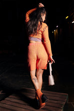 Load image into Gallery viewer, Bermuda Shorts with Rings in Calypso Orange-Yellow
