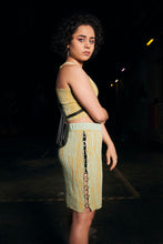 Load image into Gallery viewer, Bermuda Shorts with Rings in Magic Mint-Yellow