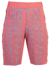 Load image into Gallery viewer, Bermuda Shorts with Rings in Guava Pink-Blue
