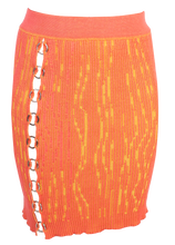 Load image into Gallery viewer, Skirt with Rings in Calypso Orange-Yellow