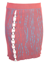 Load image into Gallery viewer, Skirt with Rings in Guava Pink-Blue