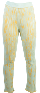 Trousers in Magic Mint-Yellow