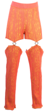 Load image into Gallery viewer, Trousers with horizontal Rings in Calypso Orange-Yellow
