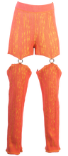 Load image into Gallery viewer, Trousers with horizontal Rings in Calypso Orange-Yellow