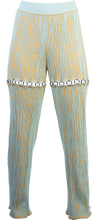 Load image into Gallery viewer, Trousers with horizontal Rings in Magic Mint-Yellow