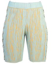 Load image into Gallery viewer, Bermuda Shorts with Rings in Magic Mint-Yellow
