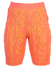 Load image into Gallery viewer, Bermuda Shorts with Rings in Calypso Orange-Yellow
