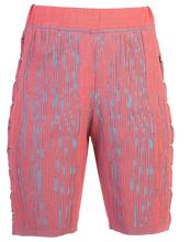 Load image into Gallery viewer, Bermuda Shorts with Rings in Guava Pink-Blue

