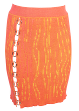 Load image into Gallery viewer, Skirt with Rings in Calypso Orange-Yellow
